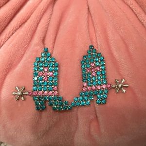 Boot earrings or Lapel Pins